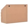 Chicken Laying Nest 3 Compartments 36.6"x15.7"x25.6" Solid Pine Wood