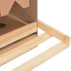 Chicken Laying Nest 3 Compartments 36.6"x15.7"x25.6" Solid Pine Wood