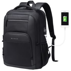 Men's Computer Casual Student Schoolbag (Color: Black)