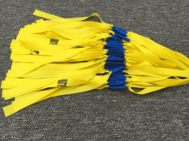 10Pcs Slingshot Powerful Elastic Flat Rubber Band Practical Hunting Sports (Option: Yellow-0.75mm-Q2pcs)