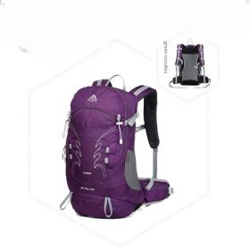 Outdoor Camping Suspended Hiking Backpack (Option: Purple-20to35L)