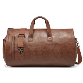 Waterproof Travel Suit Bag For Men (Color: Brown)