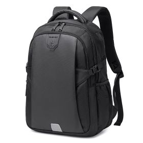 Men's Commuter Anti Theft Backpack (Option: Black-17 Inch)