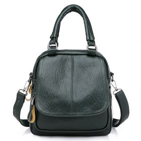 Minimalist Preppy Style Leisure Travel Backpack (Option: Green-Normal Version)