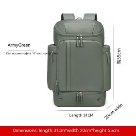 Travel Backpack Large Capacity Outdoor (Option: Army Green)