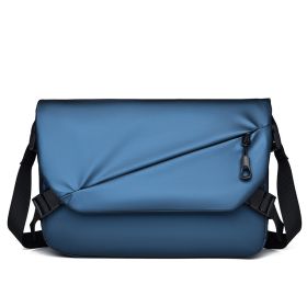 Large Capacity New Casual Derm Small Square Bag (Color: Blue)