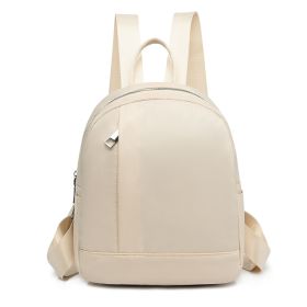 New Casual Women's Oxford Backpack (Color: White)