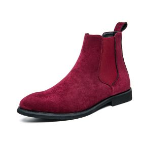 Pointed Workwear Martin Boots (Option: Red-38)