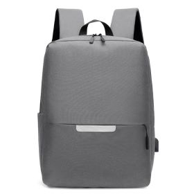 Backpack Men's Casual Computer Bag (Option: Gray-29x13x41cm)