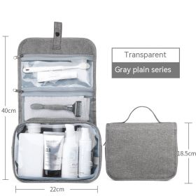 Waterproof Portable Travel Buggy Large Capacity Hanging Men's Toiletry  Storage Bag (Option: Window Gray-As Shown In The Picture)